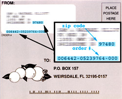 Picture of return card