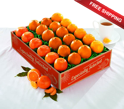 Three favorite flavors:  Honeybells, Navels and Tangerines ship free