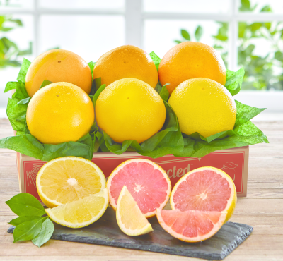 White and Ruby Red Grapefruit together at last.